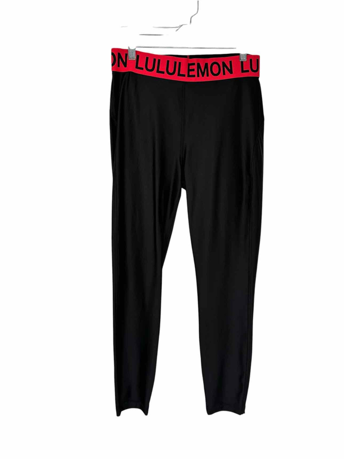 Lululemon Black Satin Shine High-Rise Train Tights Size 10