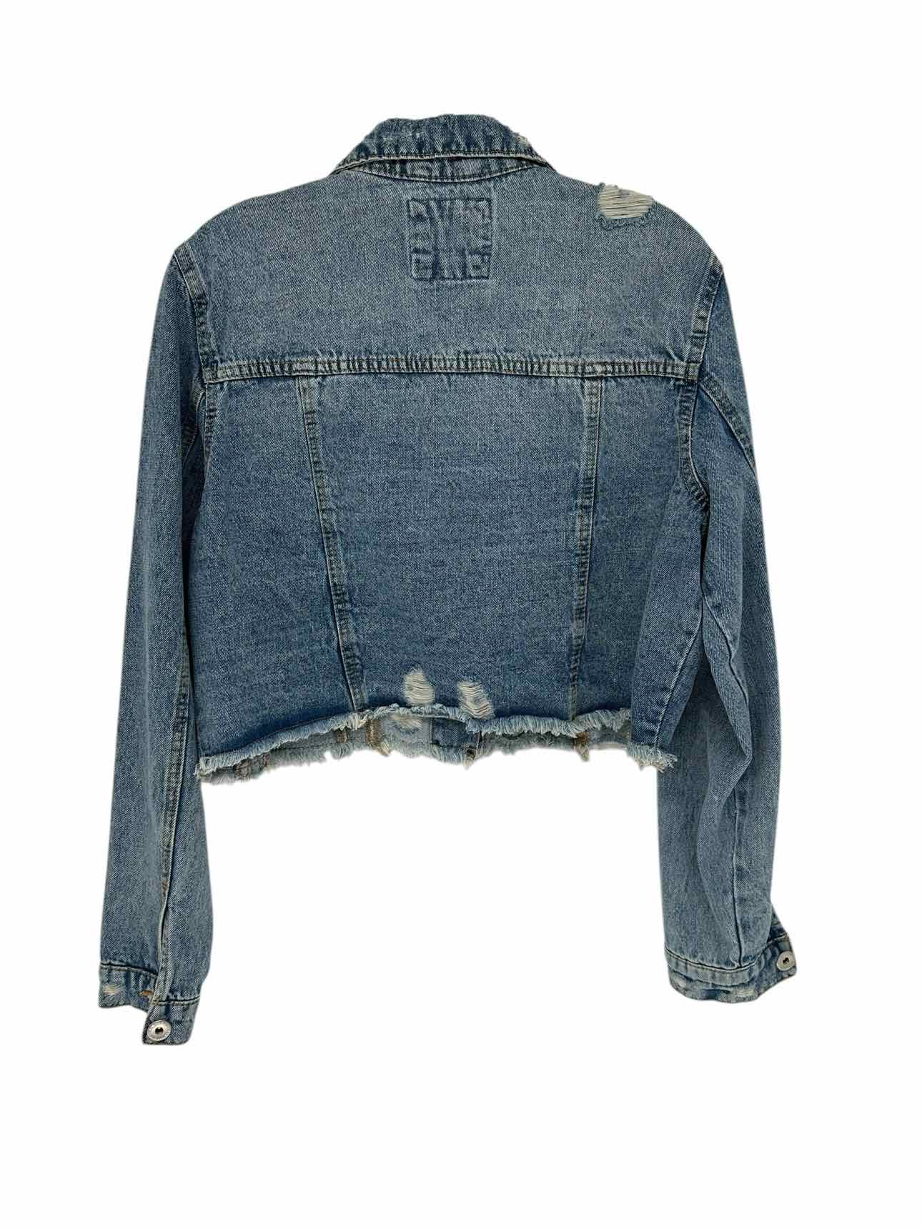 Highway Jeans Blue Denim Jacket Size L