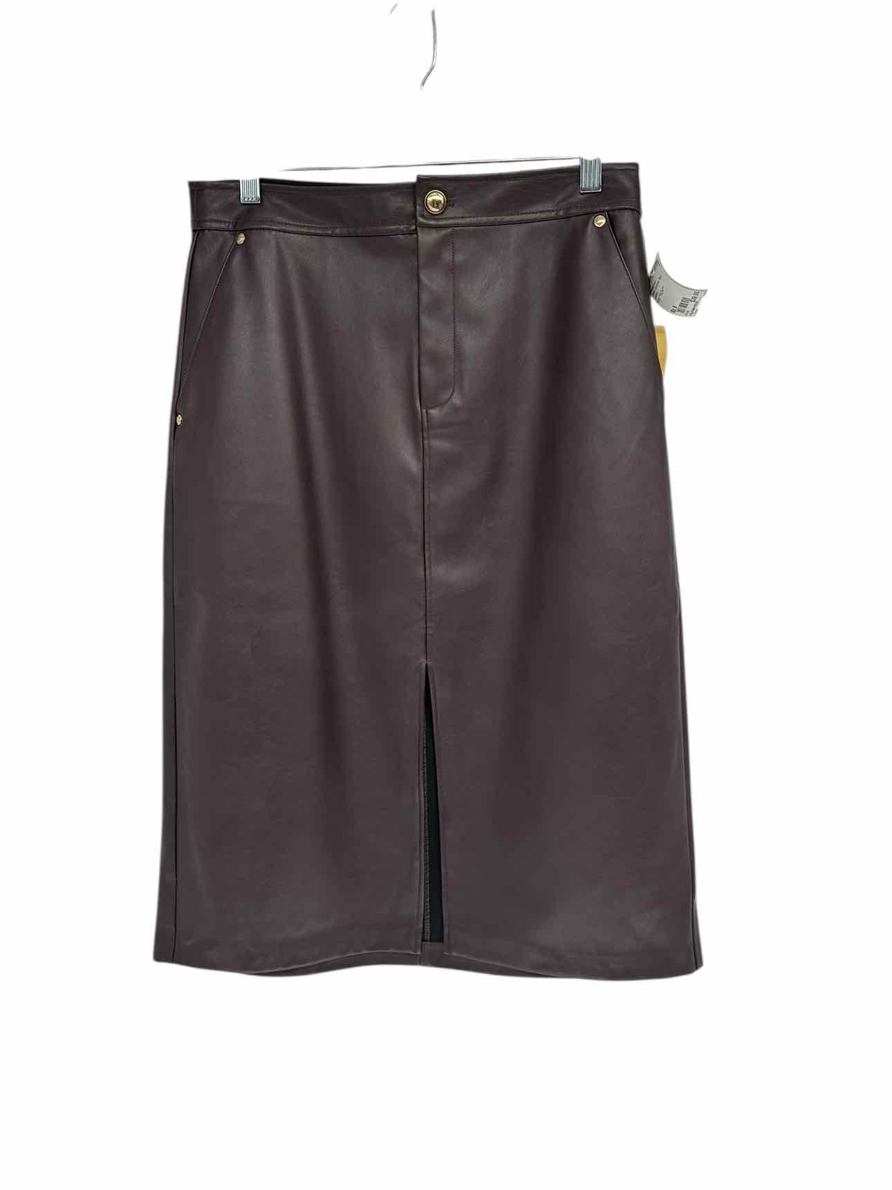 Michael Kors Brown Midi Skirt Size 8 **NEW**