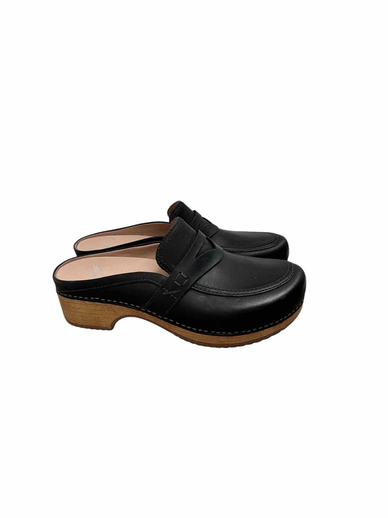 Dansko Black Penny Loafer Clogs Shoe Size 8.5/9  **NEW**