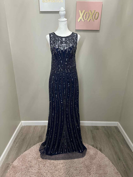 Adrianna Papell Navy Gown