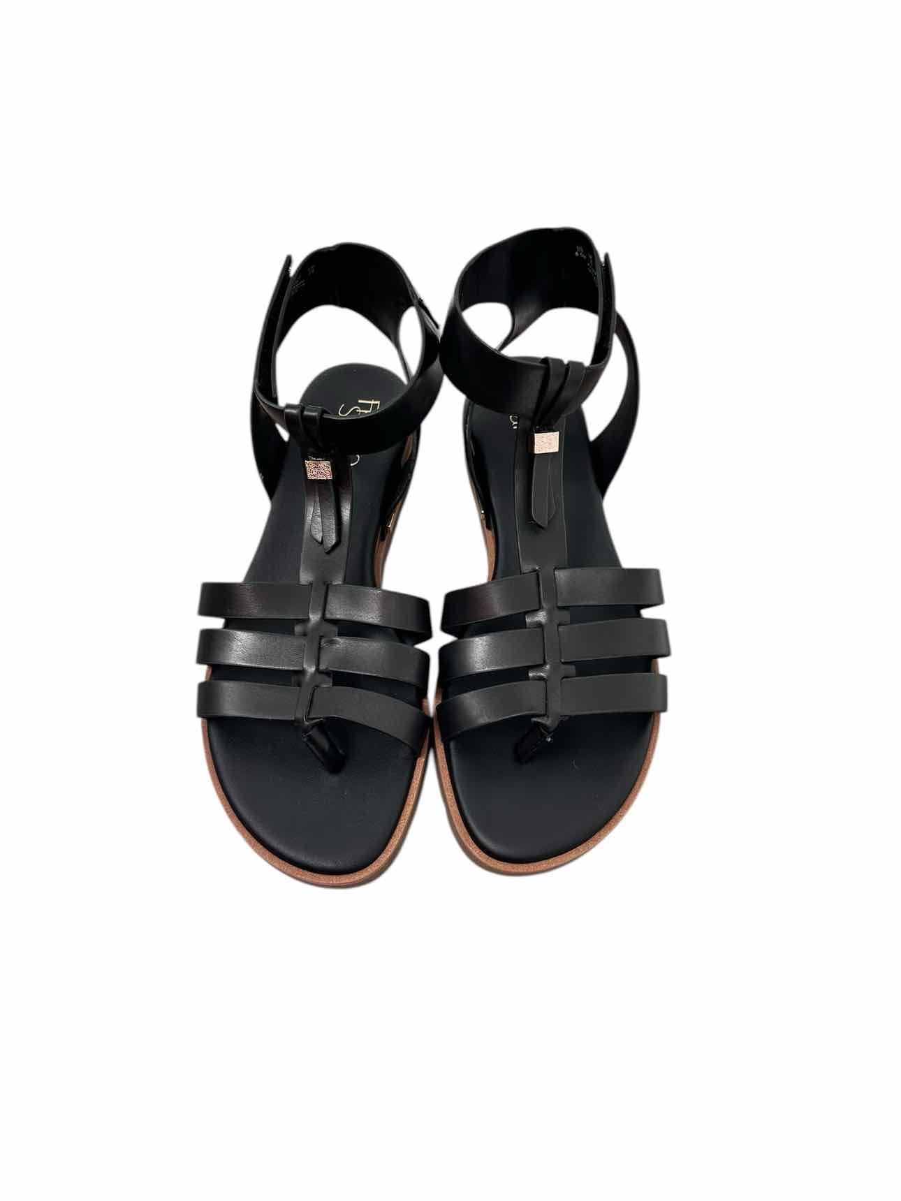 Franco Sorto Dosha Sandal Black Shoe Size 8.5