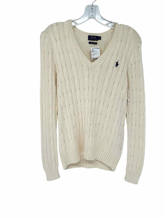 Ralph Lauren Cream Size L Sweater **NEW**