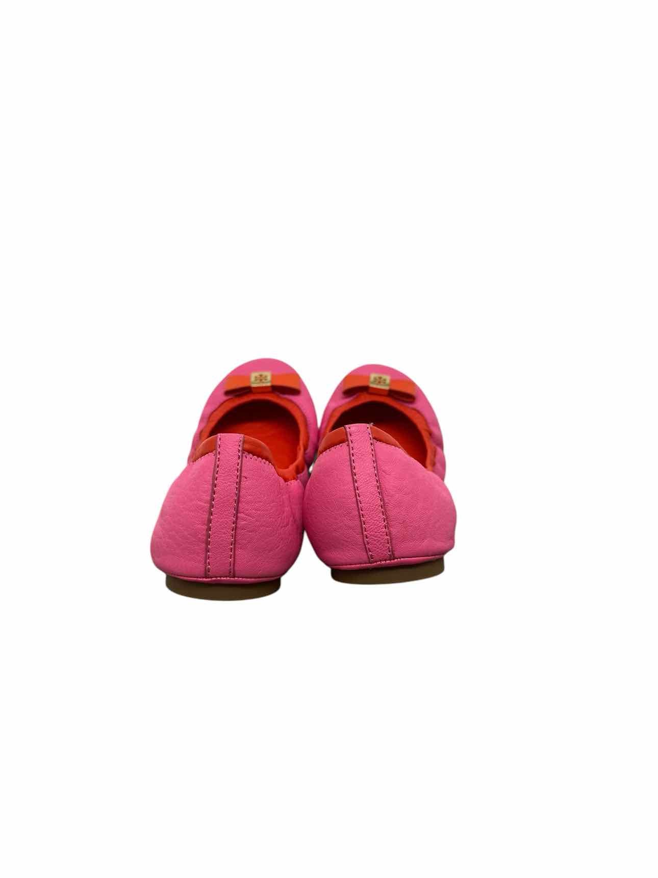 Tory Burch Pink Eddie Ballet Flats Shoe Size 11 **NEW**