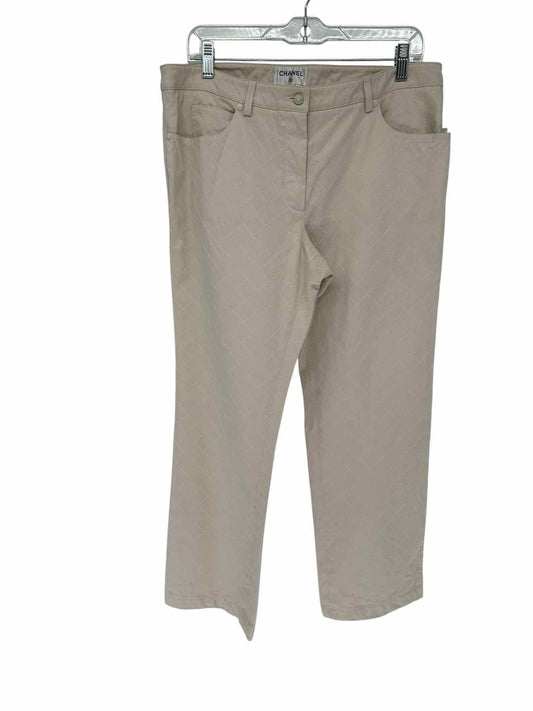 Chanel Beige Size 12 Jeans
