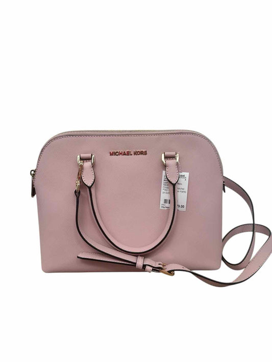Michael Kors Cindy Dome Satchel Pink Leather Satchel **AS IS**