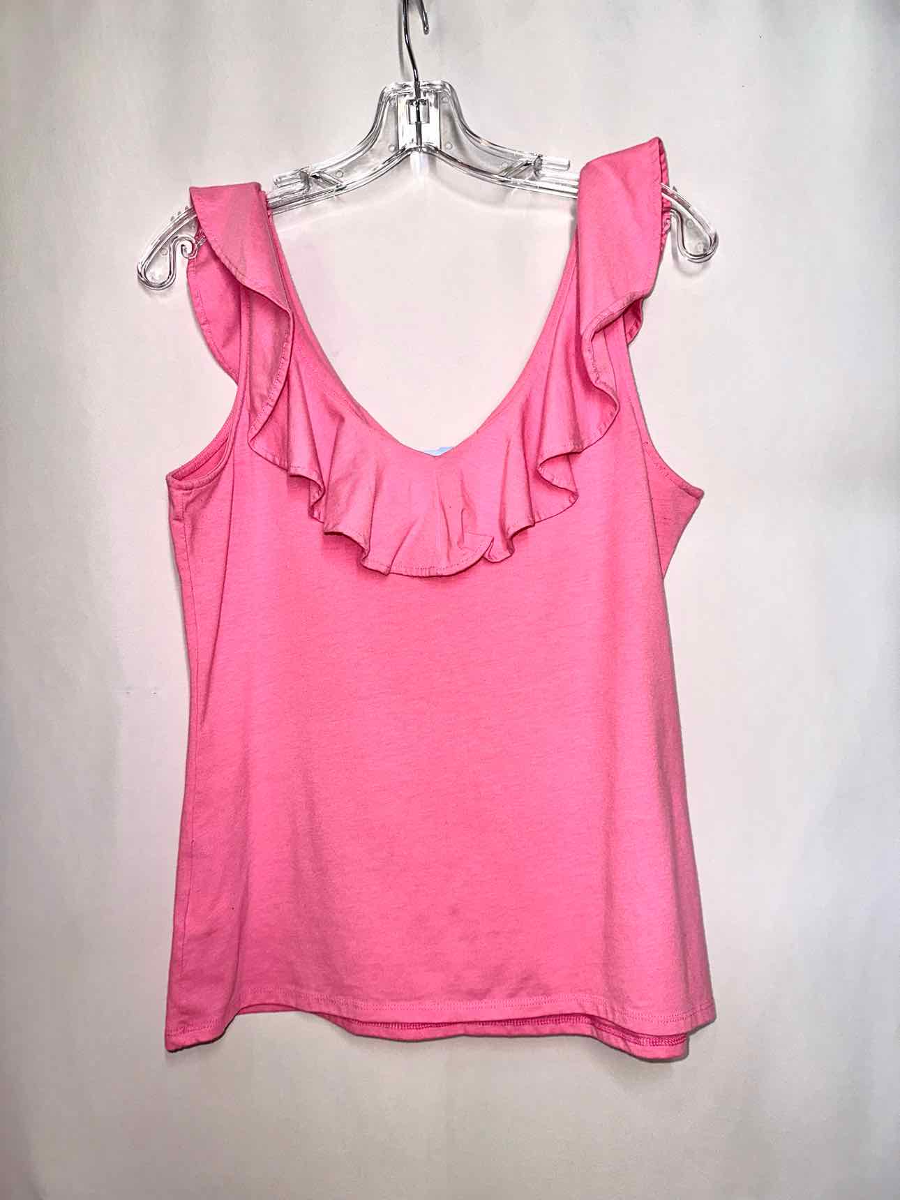 Lilly Pulitzer Alessa Ruffle Tank Top in Paradise Pink