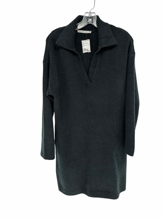Abercrombie & Fitch Black Long Sleeve Dress Size PM
