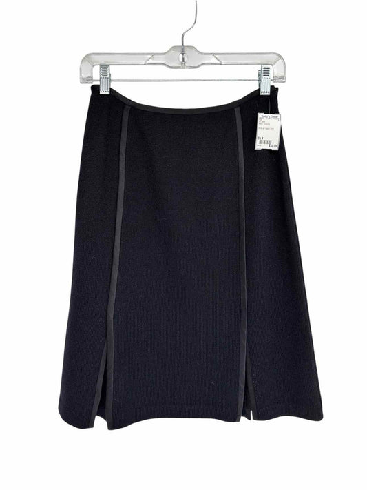 St. John Black Size 4 Skirt