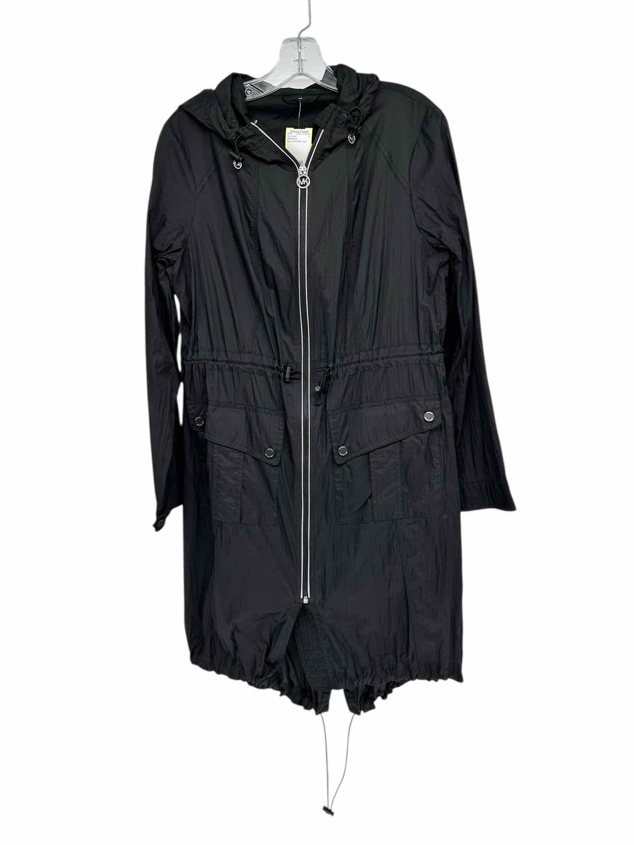 Michael Kors Black Size M Rain Jacket