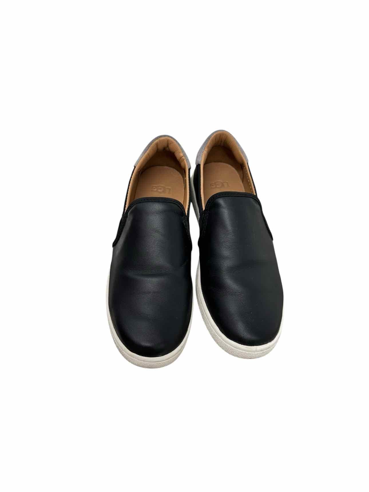 Ugg Black Shoe Size 7 Slip Ons