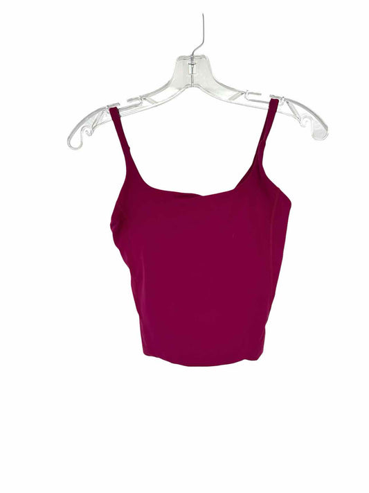 Lululemon Fuschia Strappy Shelf Tank Size 2