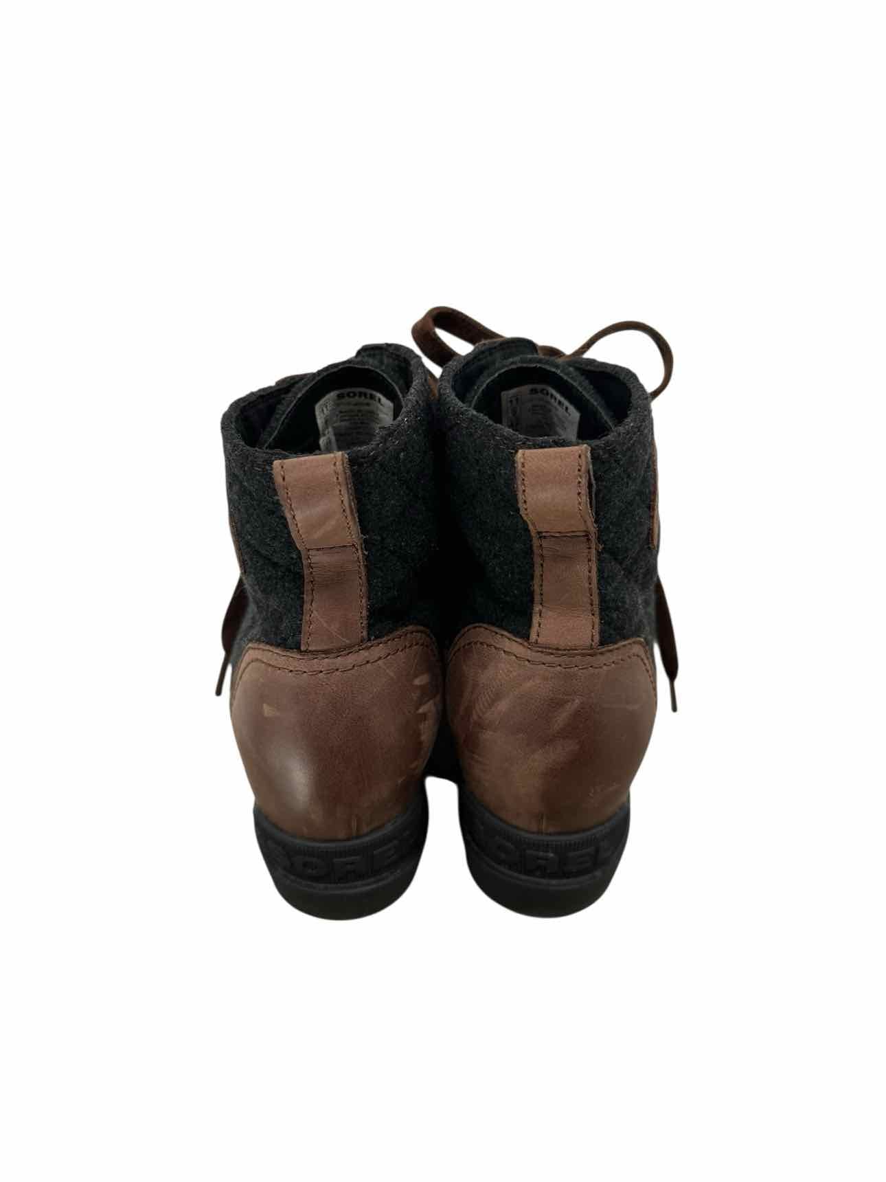 Sorel Brown Evie II NW Lace Boots Shoe Size 11
