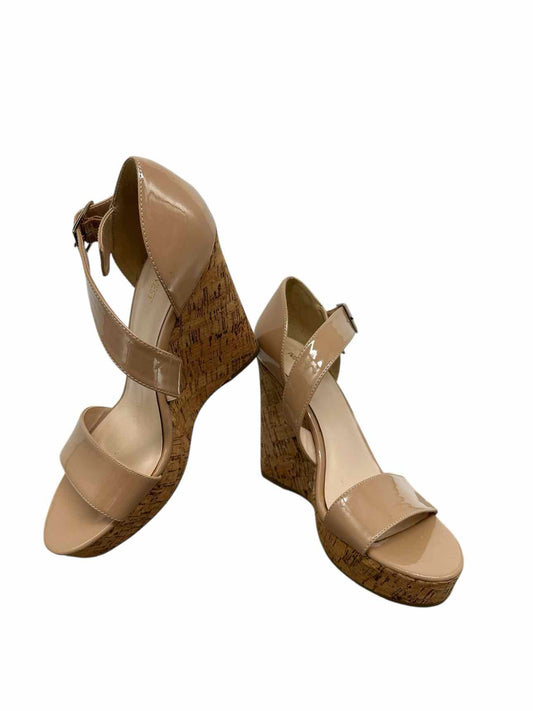 Nine West Beige Sandals Shoe Size 9.5
