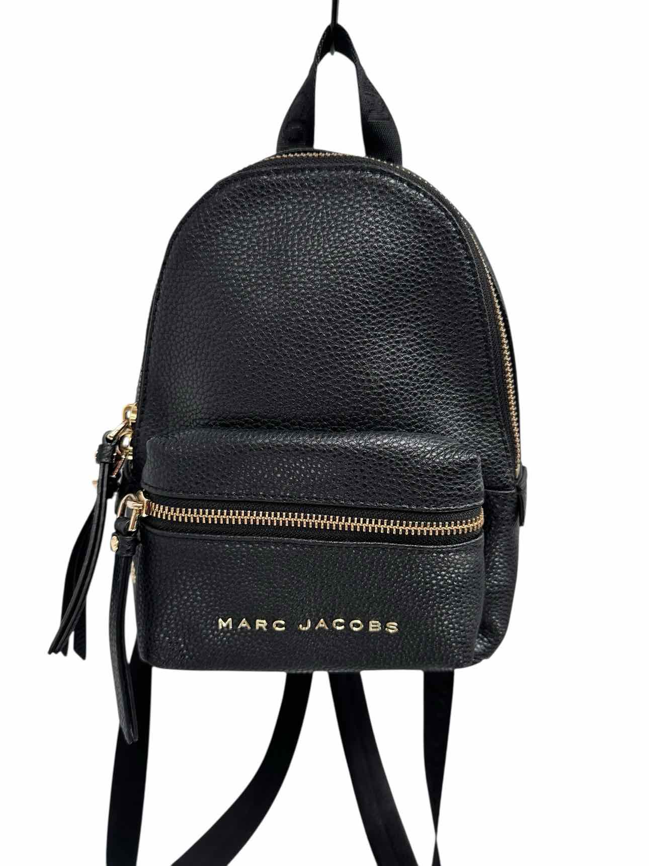 Marc Jacobs Black Leather Mini Backpack
