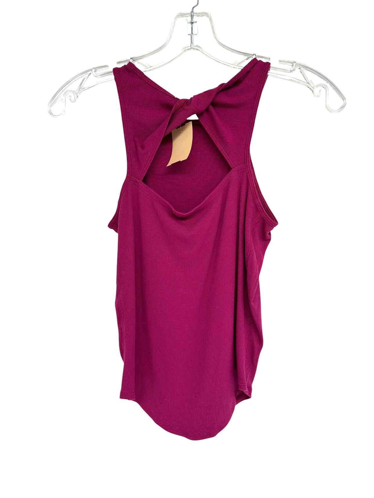 Lululemon Fuschia Twist Back Yoga Tank Top Size 4