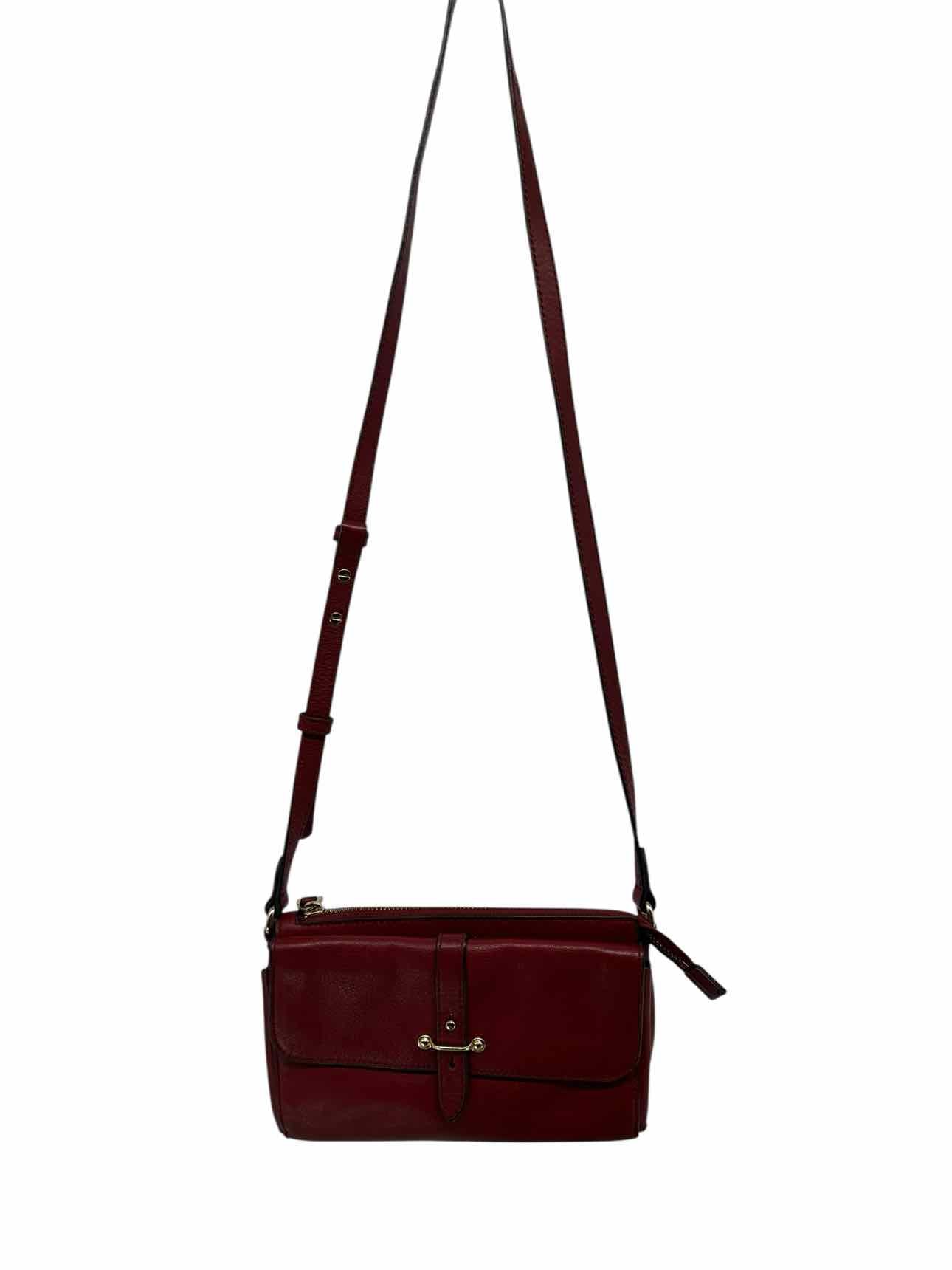Vince Camuto Red Leather Crossbody