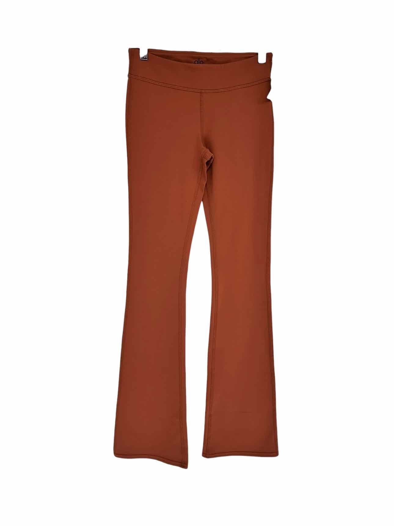 alo Terra Cotta Airbrush Low-Rise Bootcut Legging Size XS