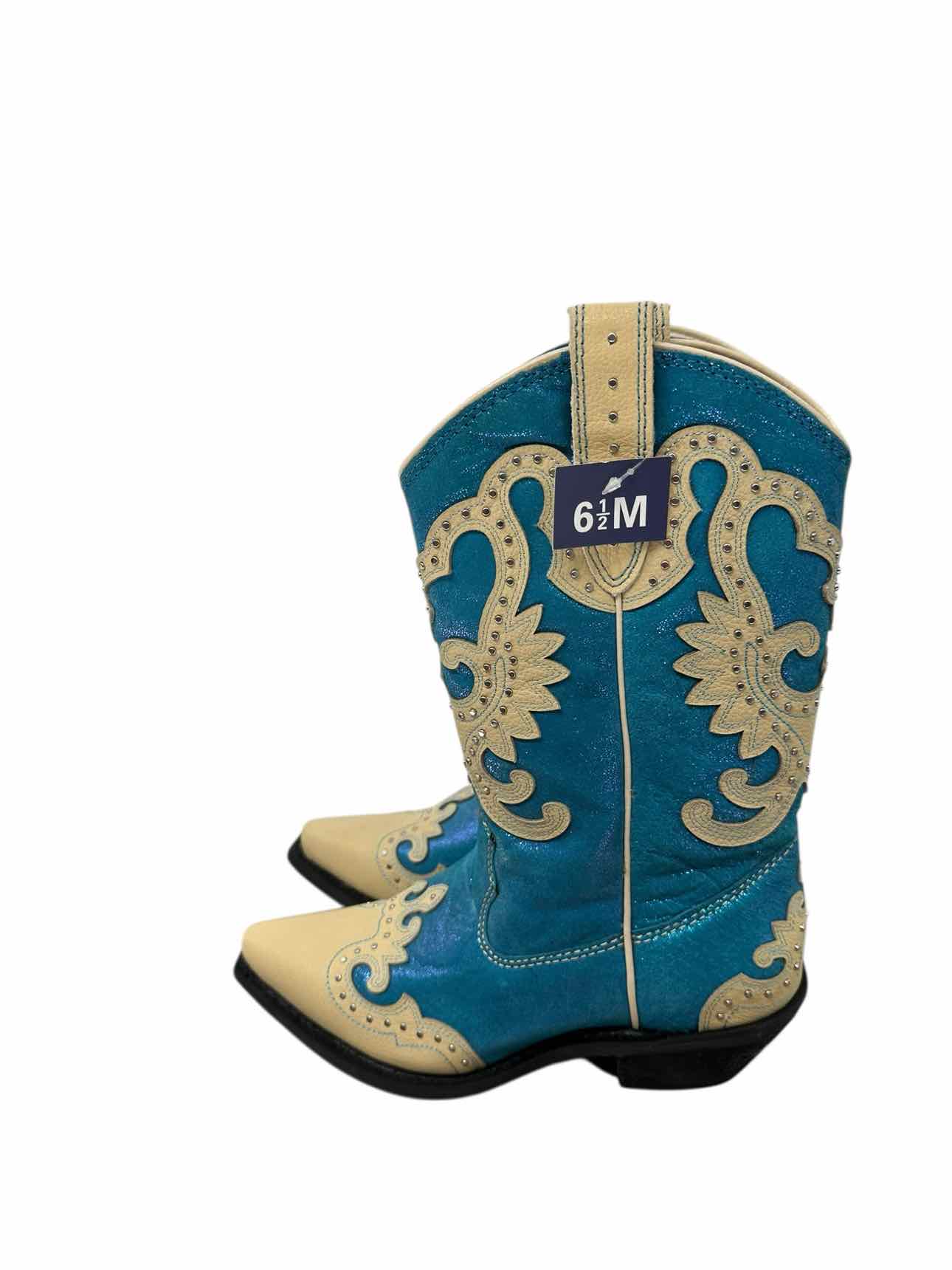 Sterling River Boots Blue Shoe Size 6.5 Cowboy Boots **NEW**