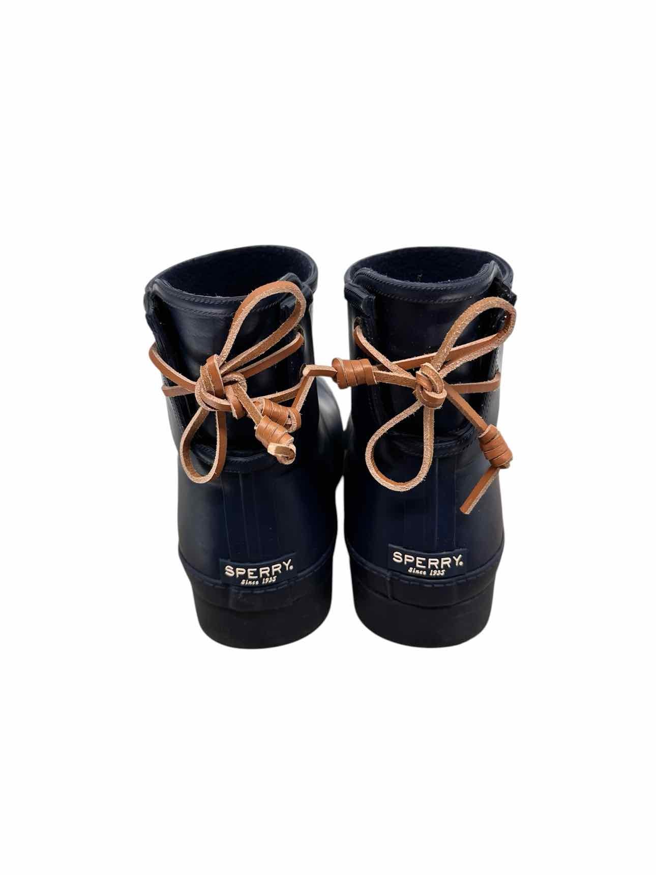 Sperry =Walker Turf Short Rain Boots Shoe Size 8