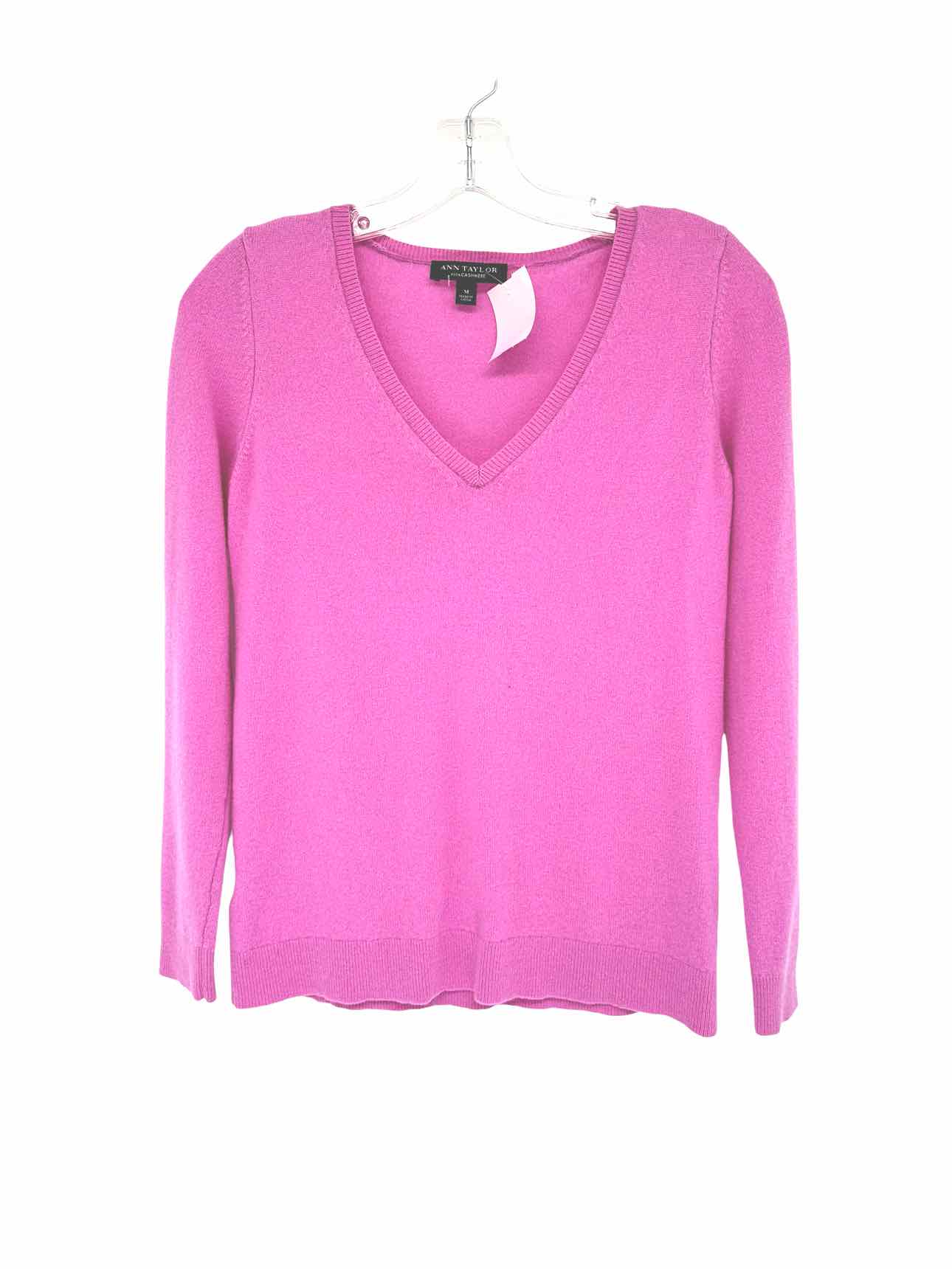 Ann Taylor Pink Cashmere Sweater SIZE M