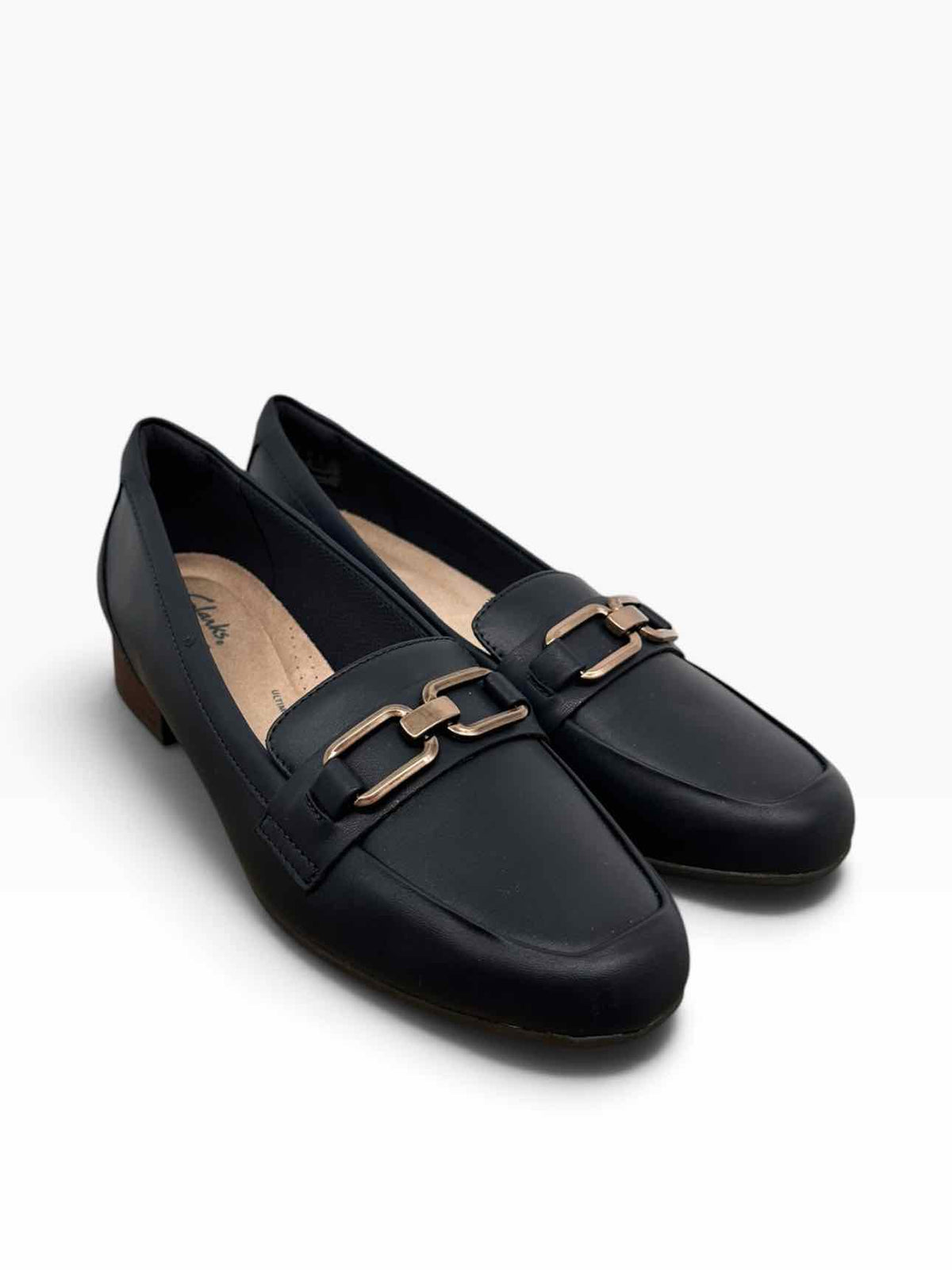 Clarks Juliet Echo Loafers Navy Shoe Size 8.5 **NEW**