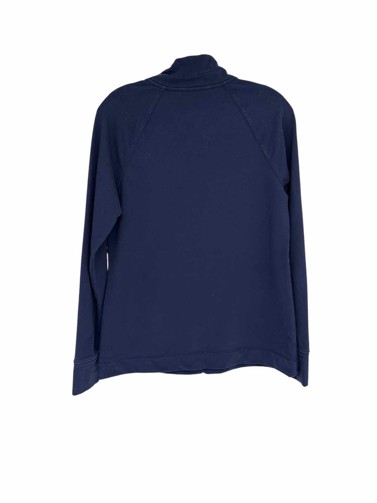 Lilly Pulitzer Skipper Solid Popover Navy Sweatshirt Size M