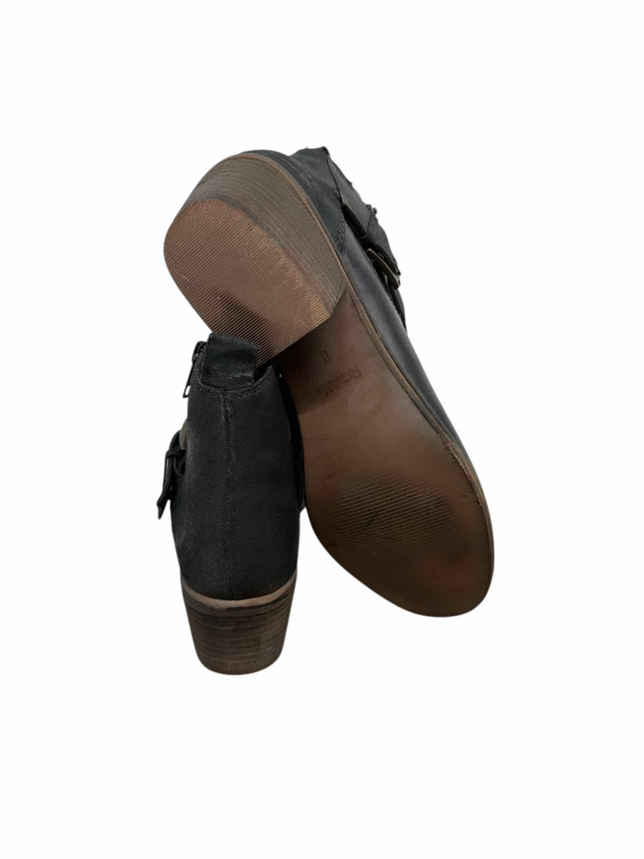 Roan Liza Bootie Dk. Gray Shoe Size 8 **NEW**