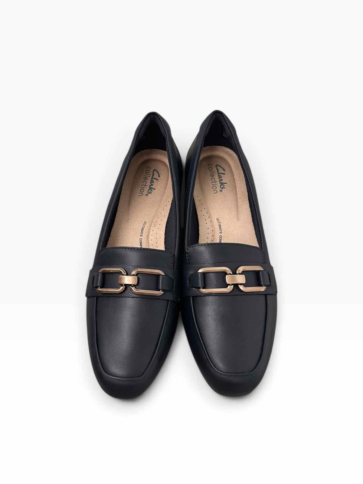 Clarks Juliet Echo Loafers Navy Shoe Size 8.5 **NEW**