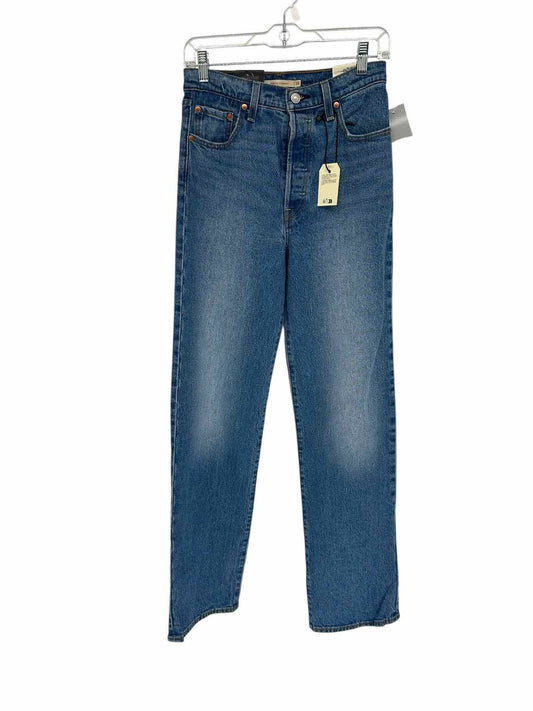 Levi's Ribcage Straight Blue Jeans Size 4  **NEW**