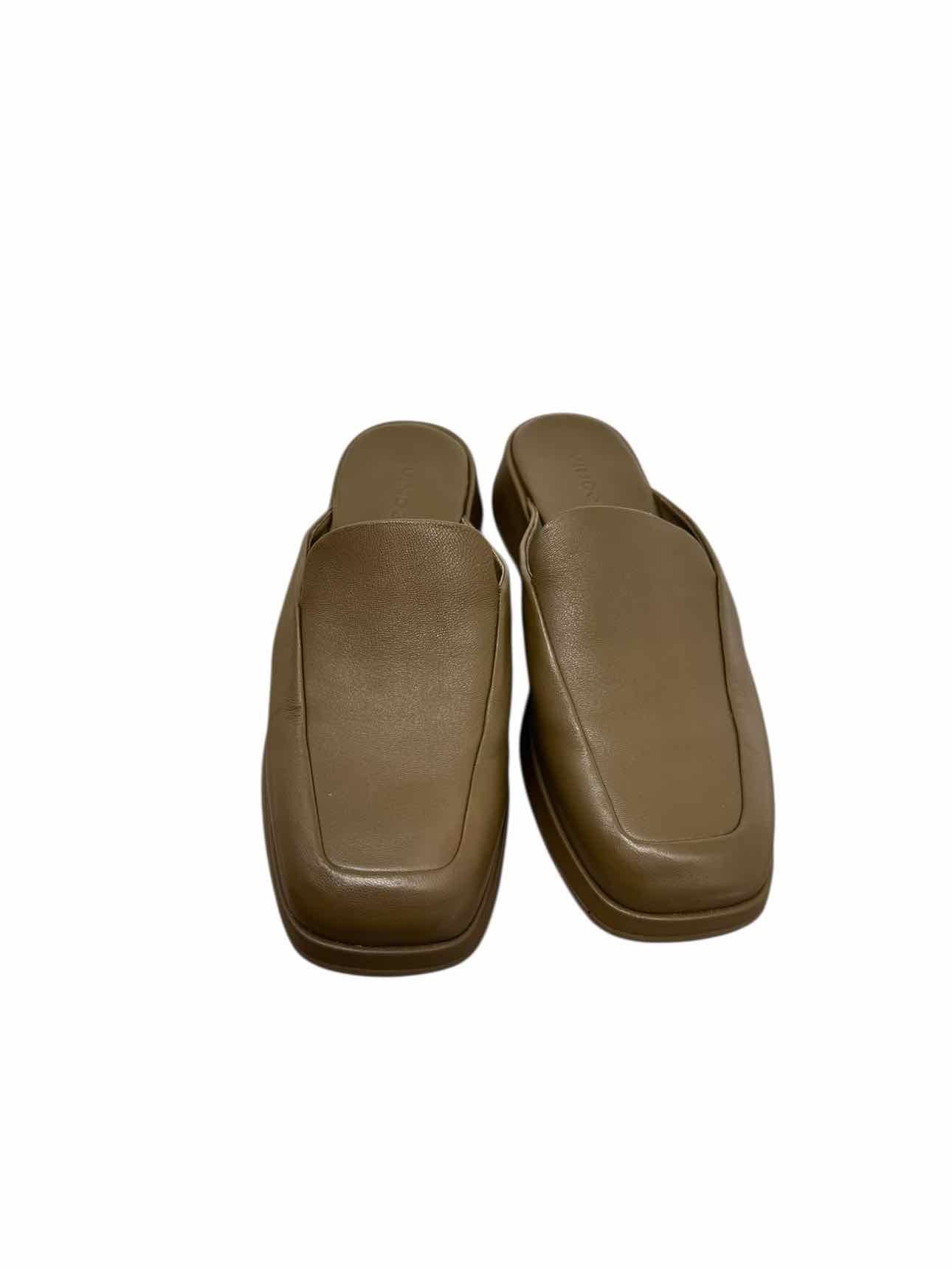 Vince Raquel Mules Olive Shoe Size 7.5