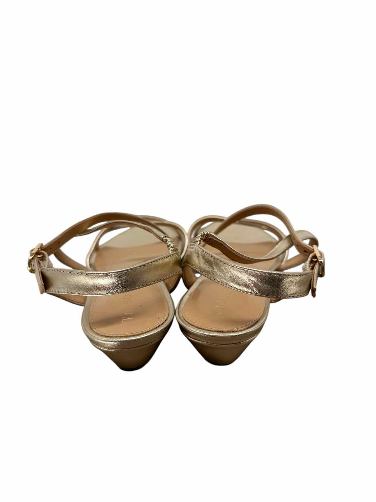 Talbots Gold Shoe Size 7.5 Sandals **NEW**