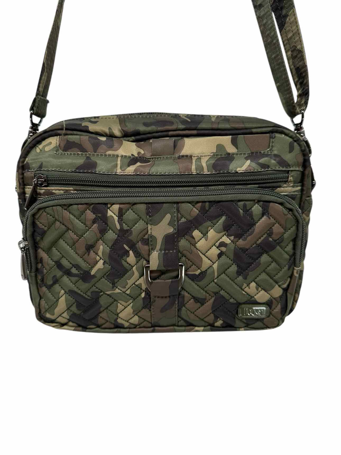 Lug Green Nylon Crossbody