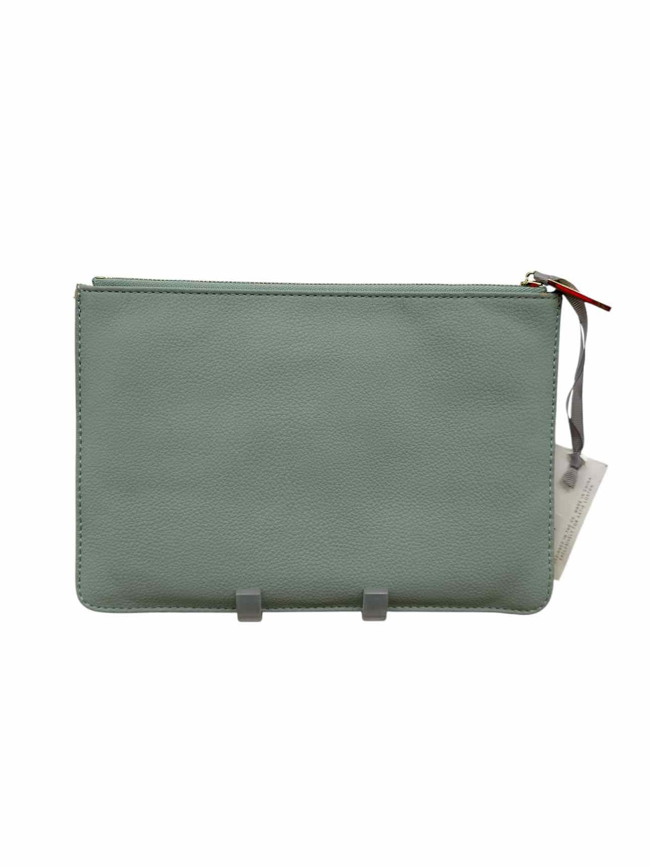 Katie Loxton Lt. Green Faux Leather Handheld **NEW**