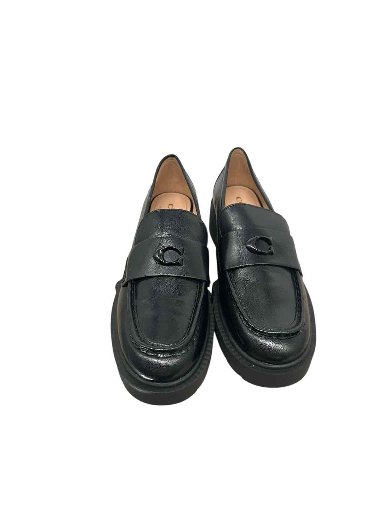 Coach Leah Loafer Black Shoe Size 8 **NEW**