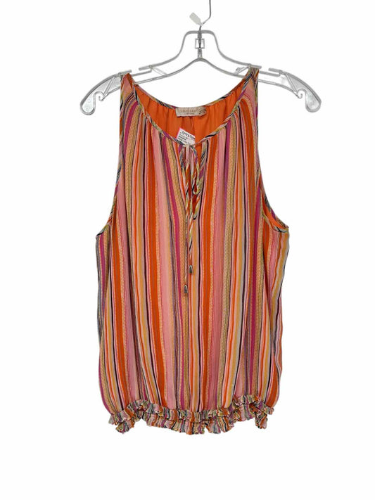 Ramy Brook Orange Size L Sleeveless Top