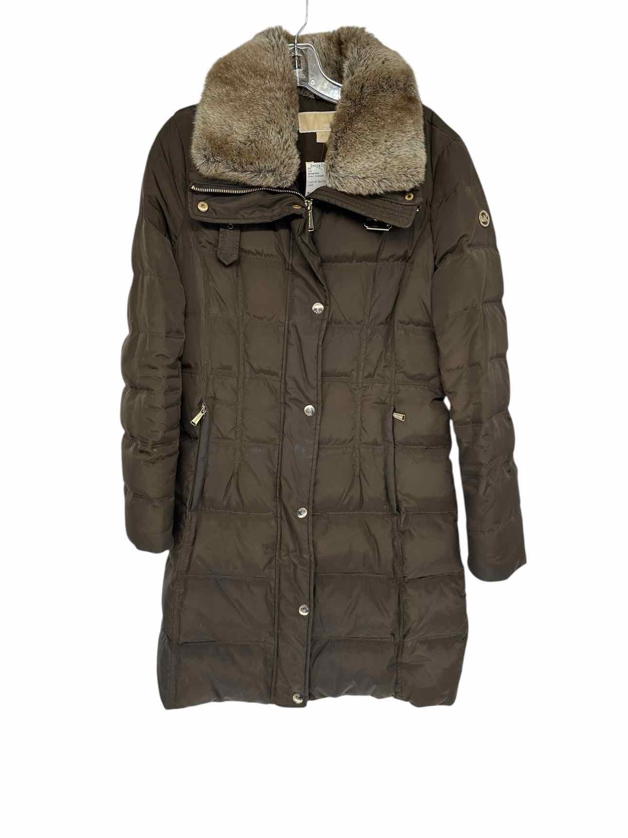 Michael Kors Brown Size S Coat