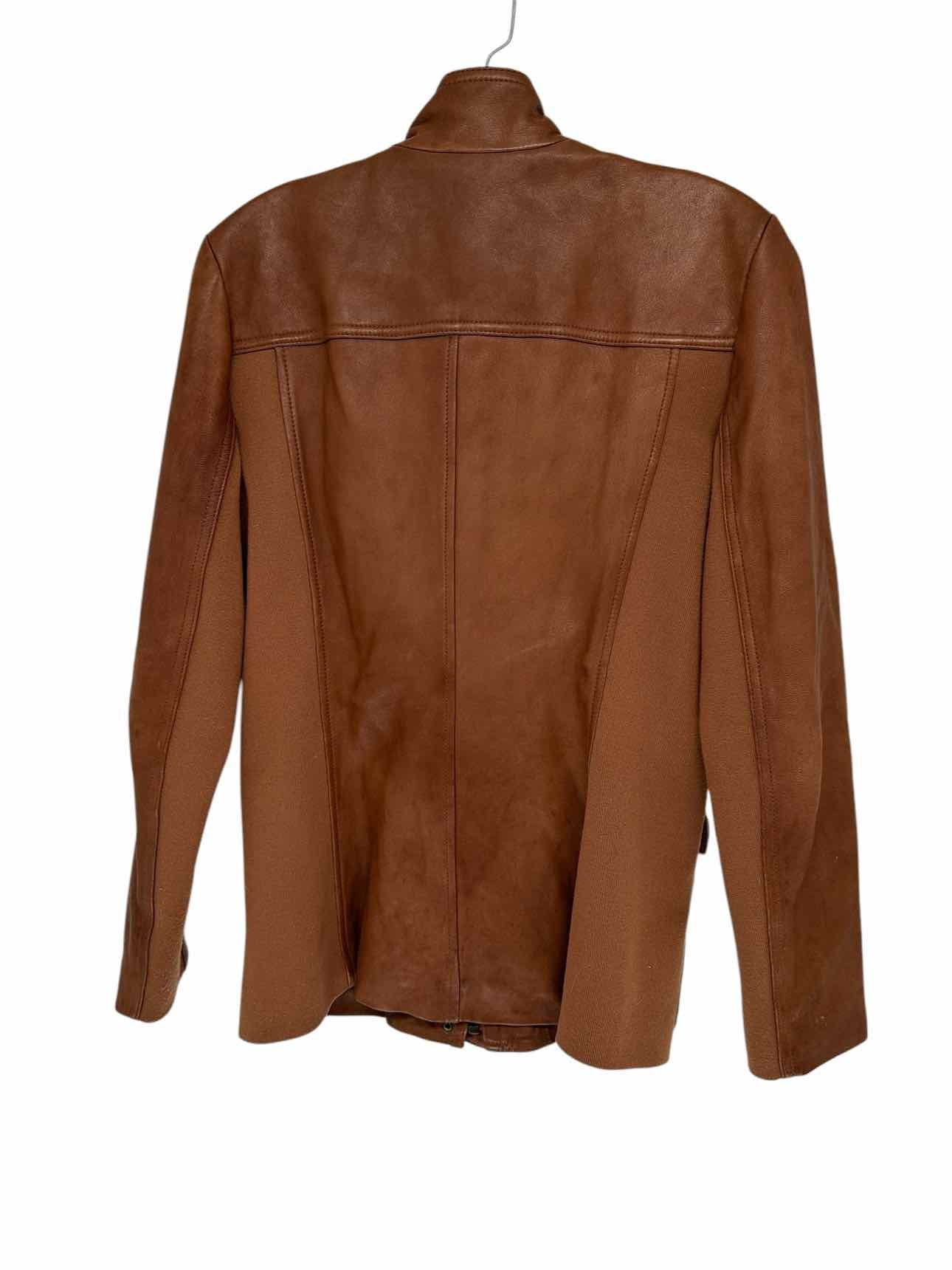 GAP Tan Lamb Leather Jacket Size S