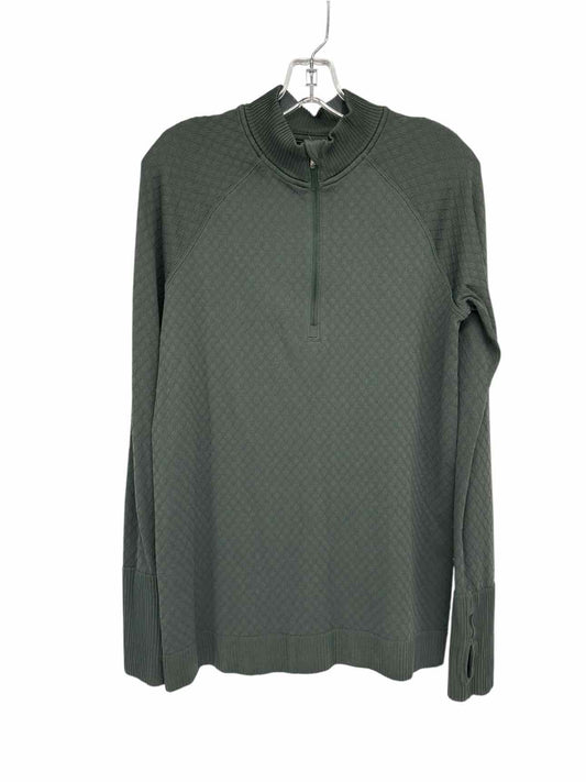Lululemon Rest Less 1/2 Zip Long Sleeve Sage Size 8