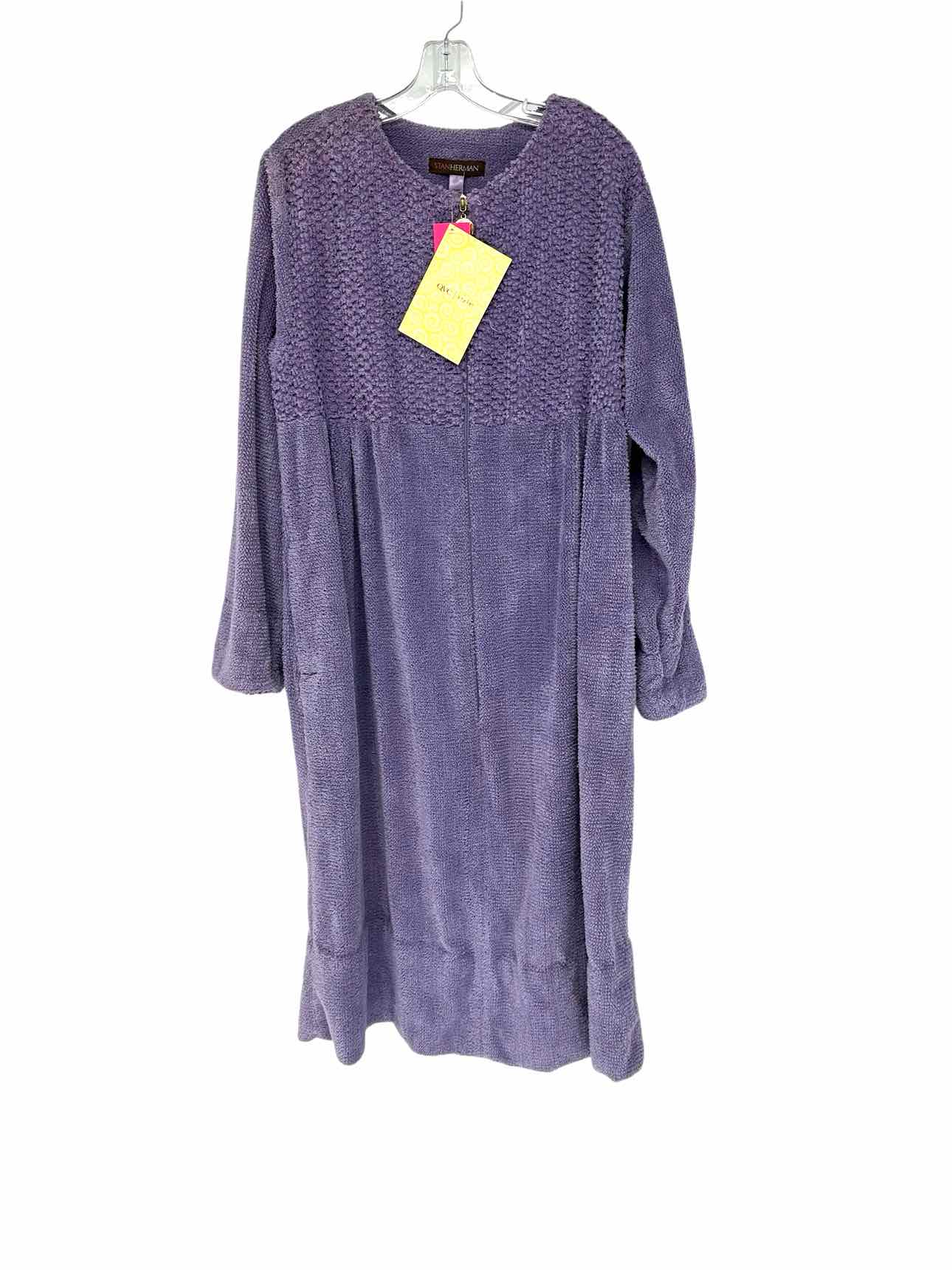 Stan Herman Lavender Robe SIZE S **NEW**