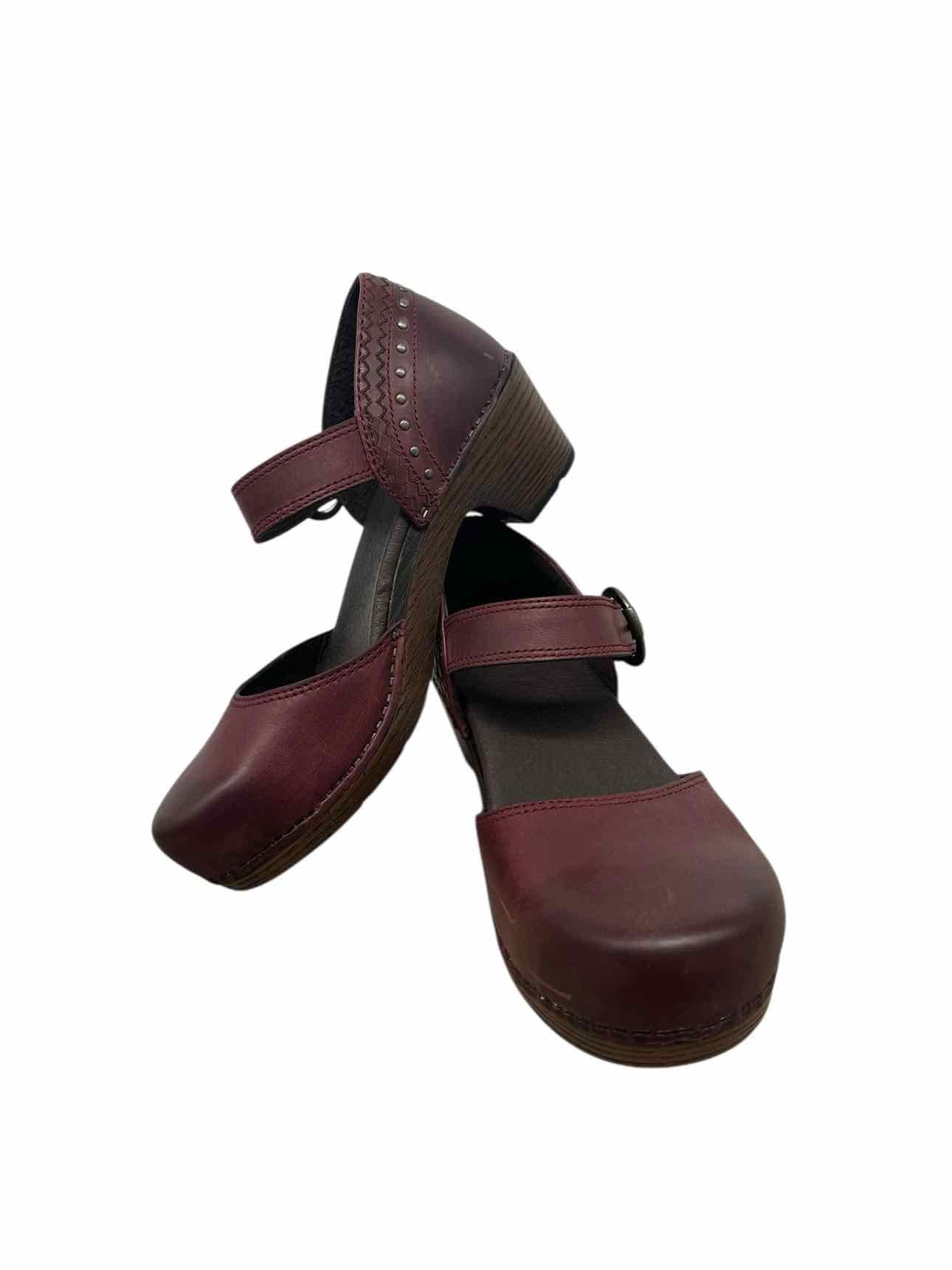 Dansko Makenna Maroon Mary Janes Shoe Size 8 **NEW**
