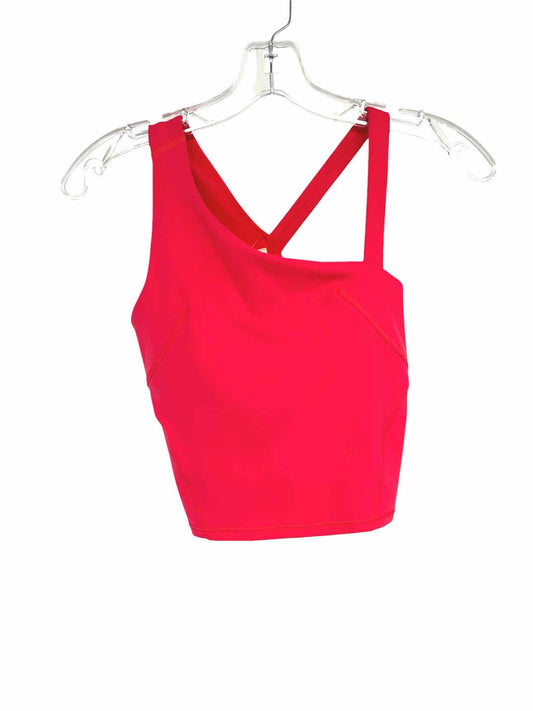 Lululemon Pink Asymmetrical Tennis Tank Top Size 2