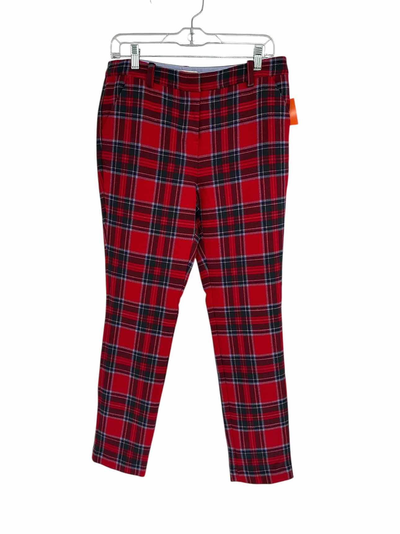 Vineyard Vines Nantucket Plaid Red Pants Size 6