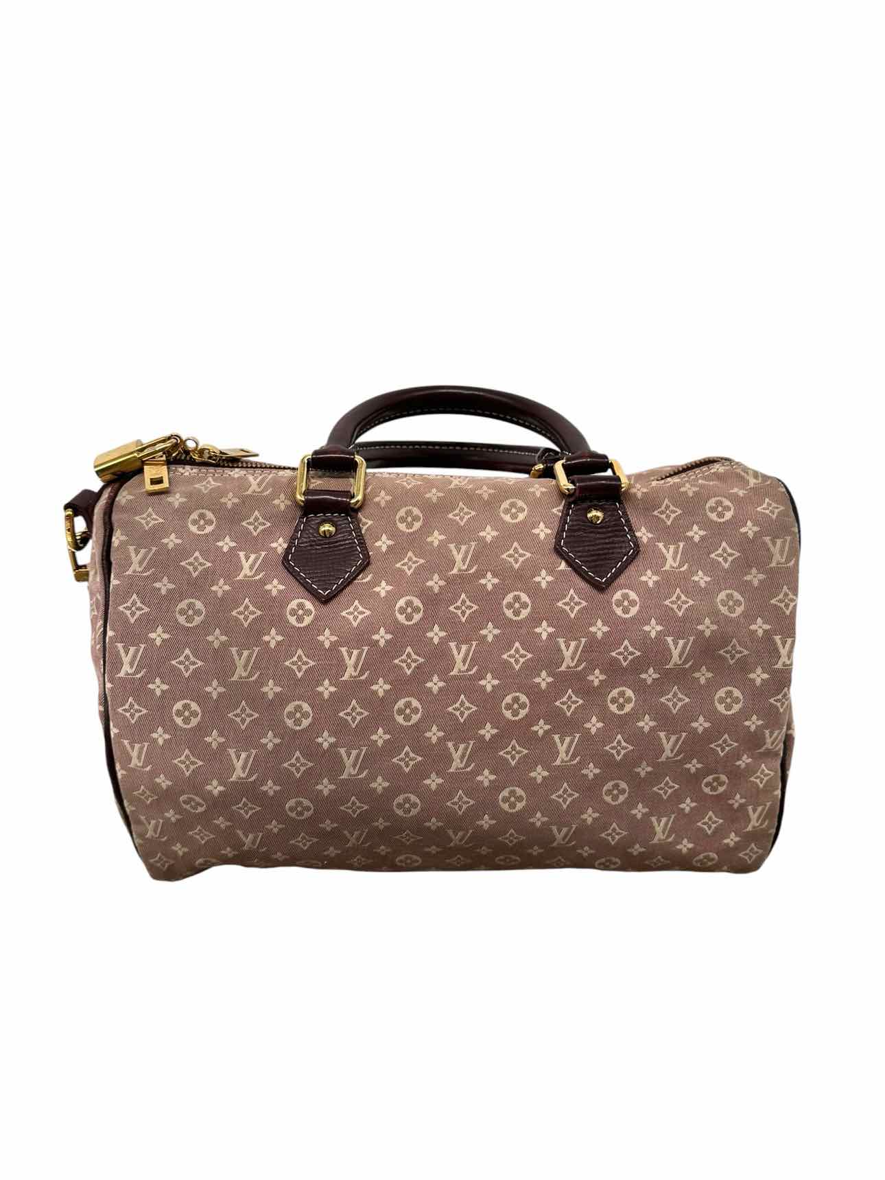 Louis Vuitton Idylle Speedy Bandouliere 30 Cloth Shoulder Bag