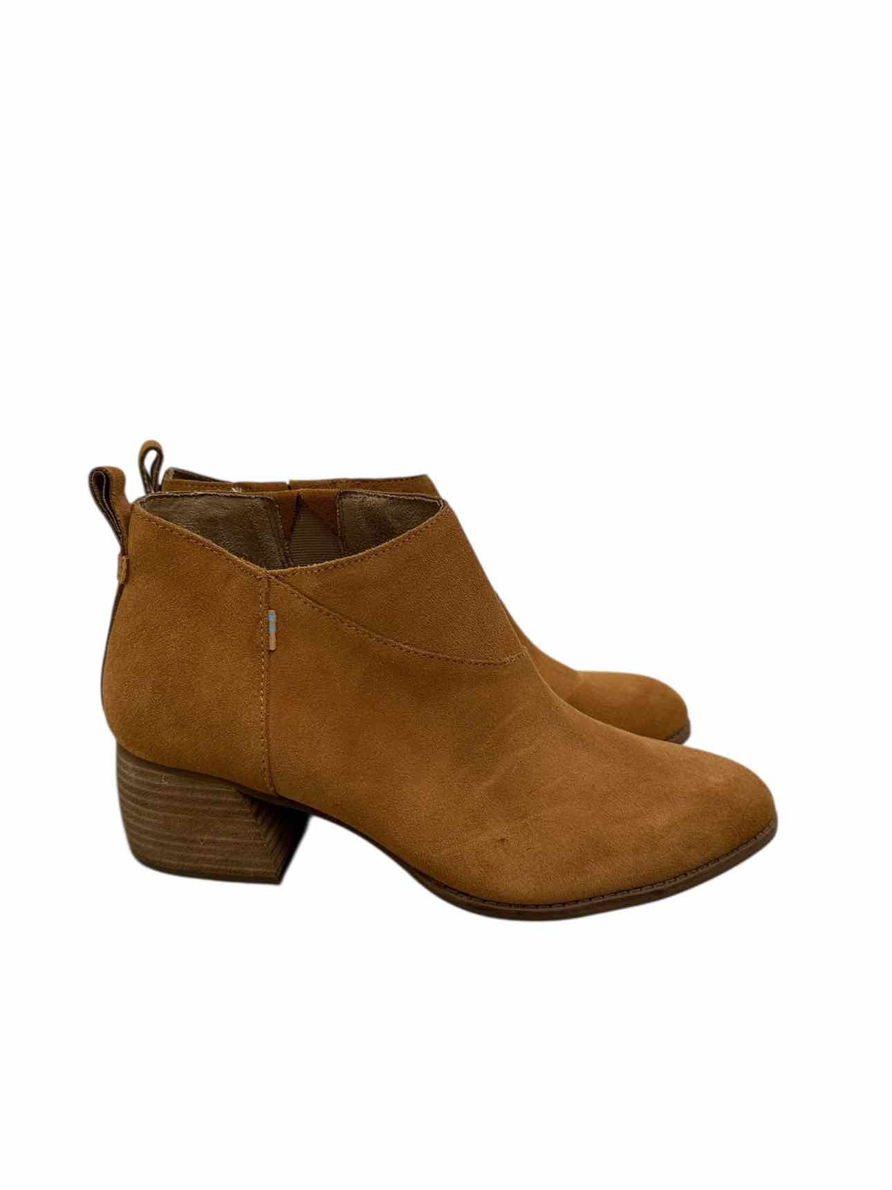 Toms Leilani Tan Bootie Shoe Size 10  **NEW**