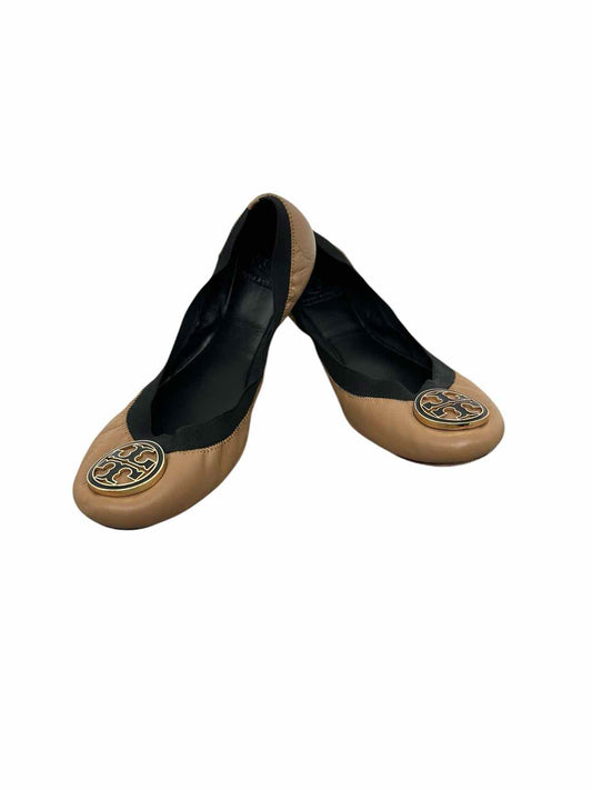 Tory Burch Caroline Ballet Flats Tan Shoe Size 11