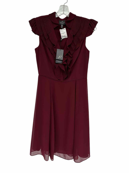 Adrianna Papell Burgundy Dress Size 2 **NEW**