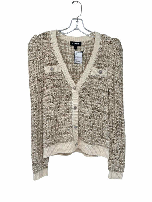 Express Cream Cardigan Size S