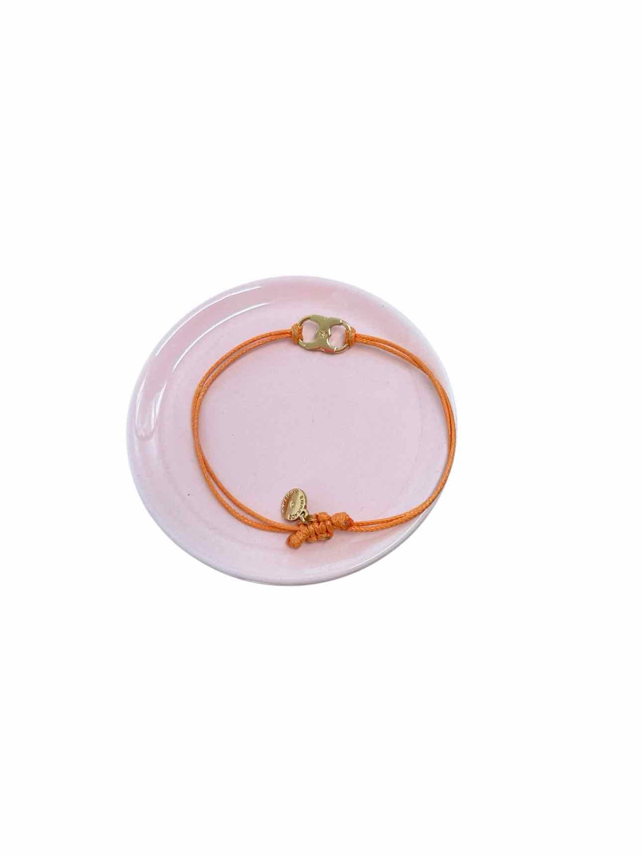 Tory Burch Embrace Ambition Orange Cord Bracelet