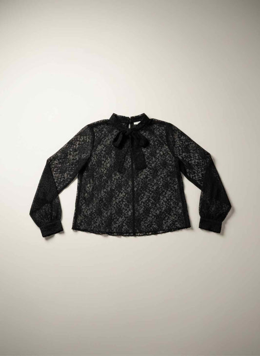 H&M Black Size M Long Sleeve Top